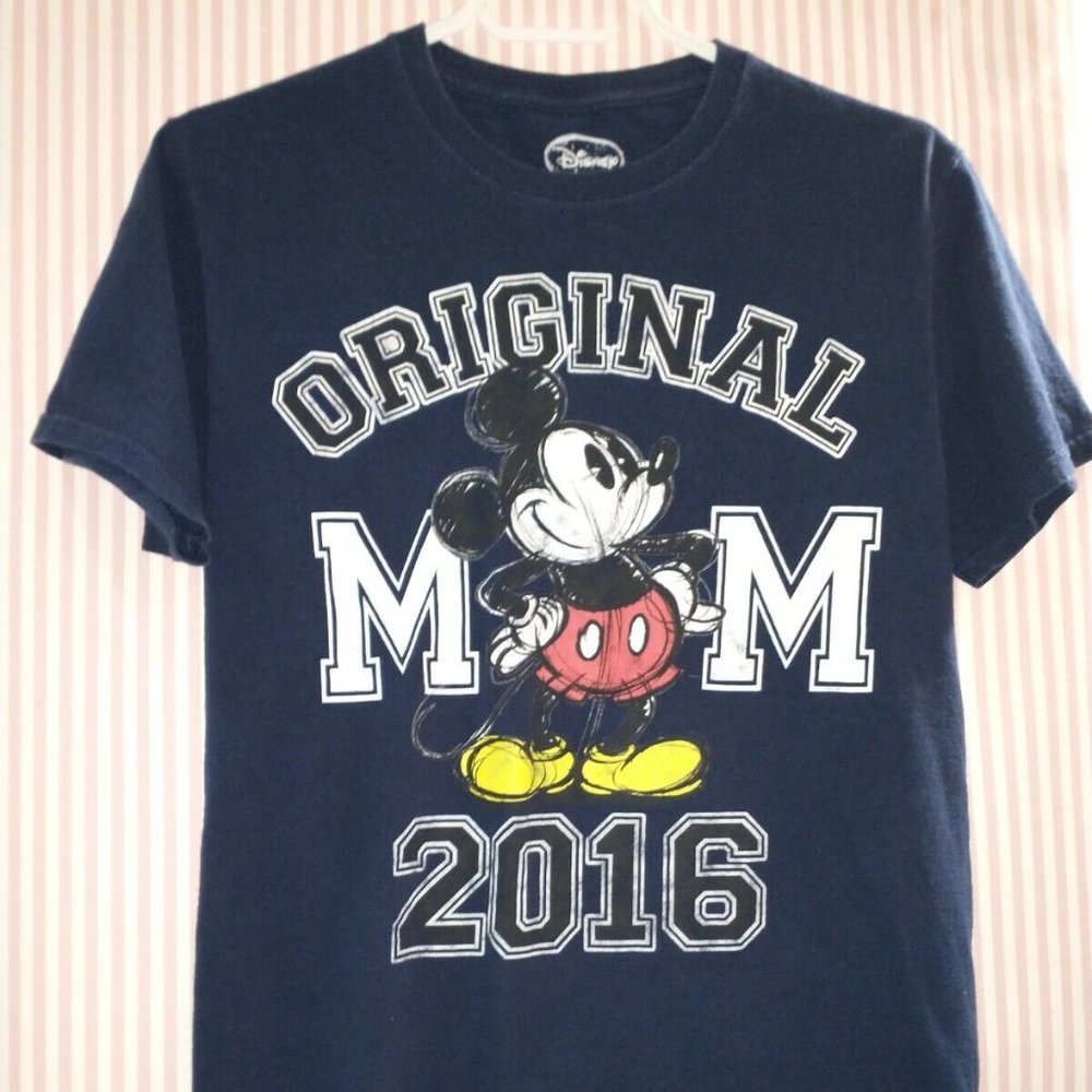 Disney Small (34/36) Original Mickey Mouse 2016 Blue T-Shirt